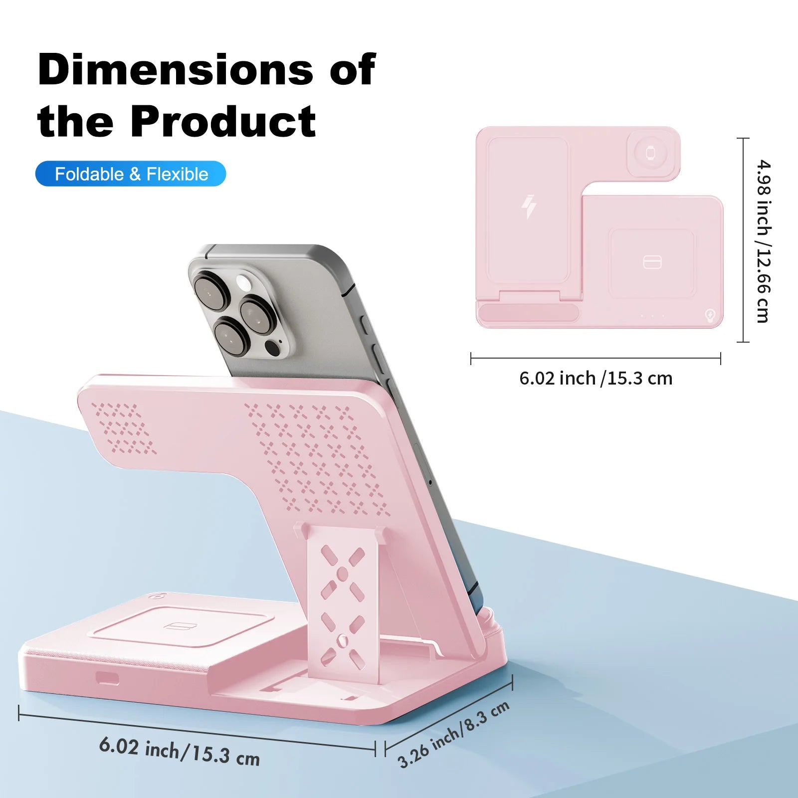 3 In 1 Magnetic Wireless Dock Station - Compatible with any devices
