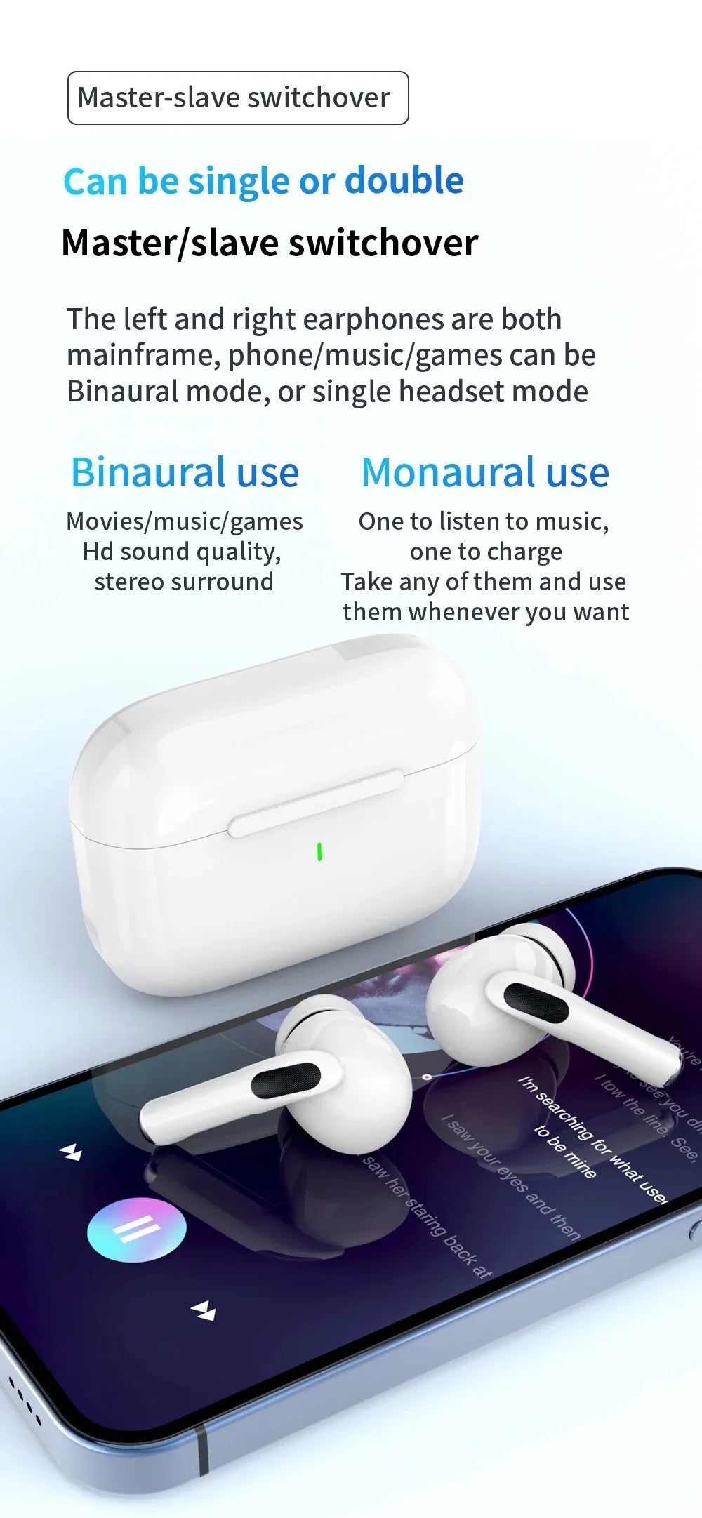 Air Pro True Wireless Bluetooth Earphones