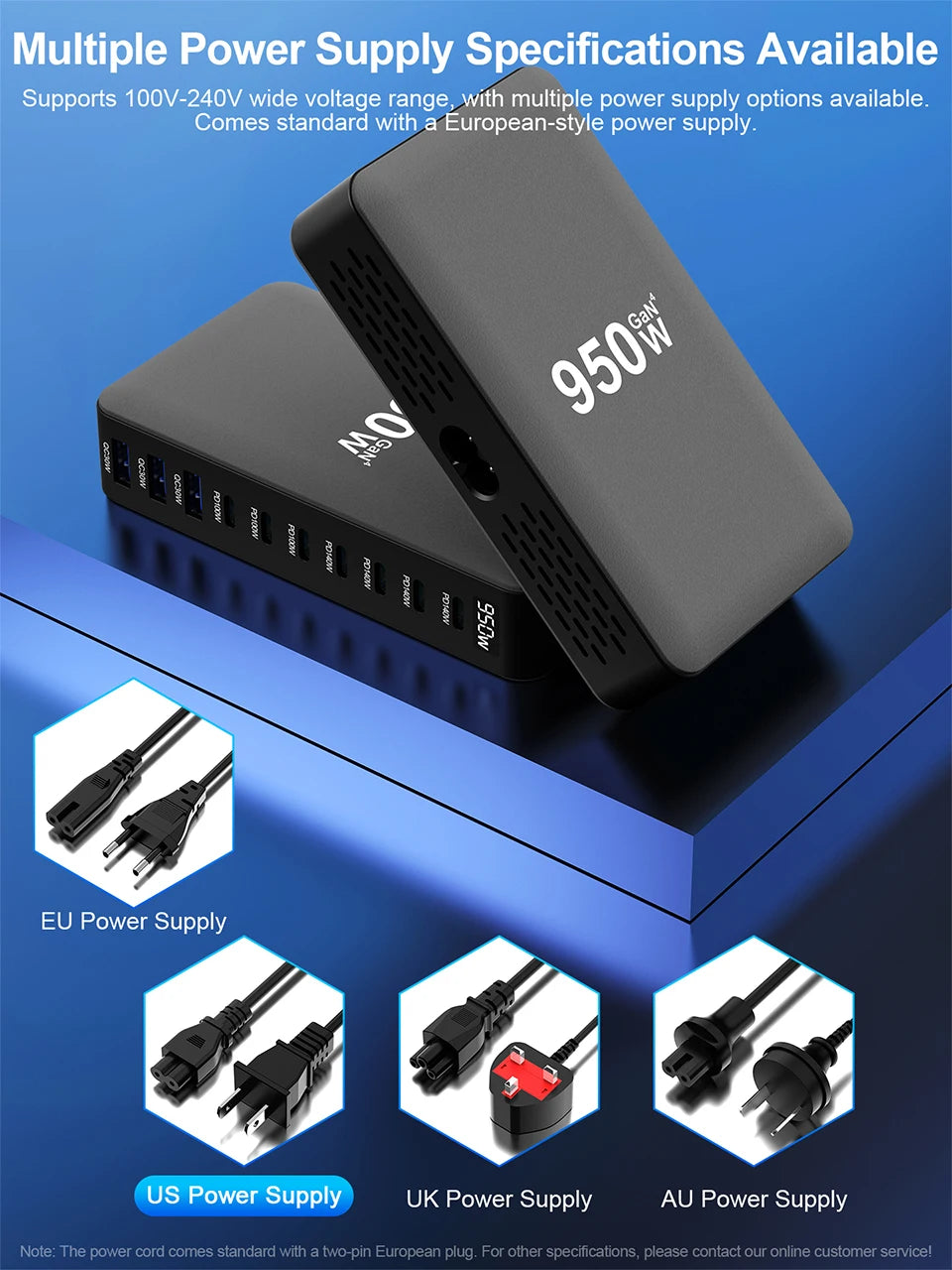 3.0 Multiport Fast Charging Station
