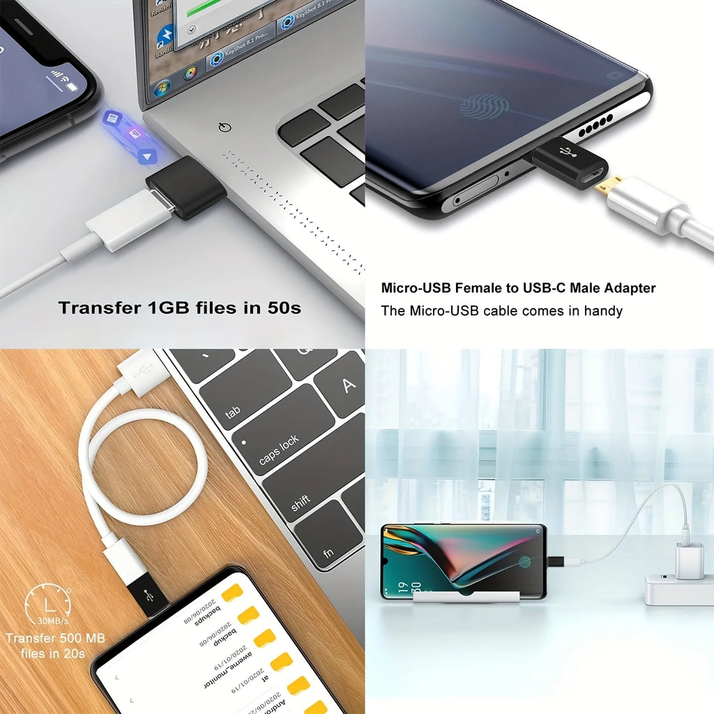 USB Cto USB Adapter 8Pack