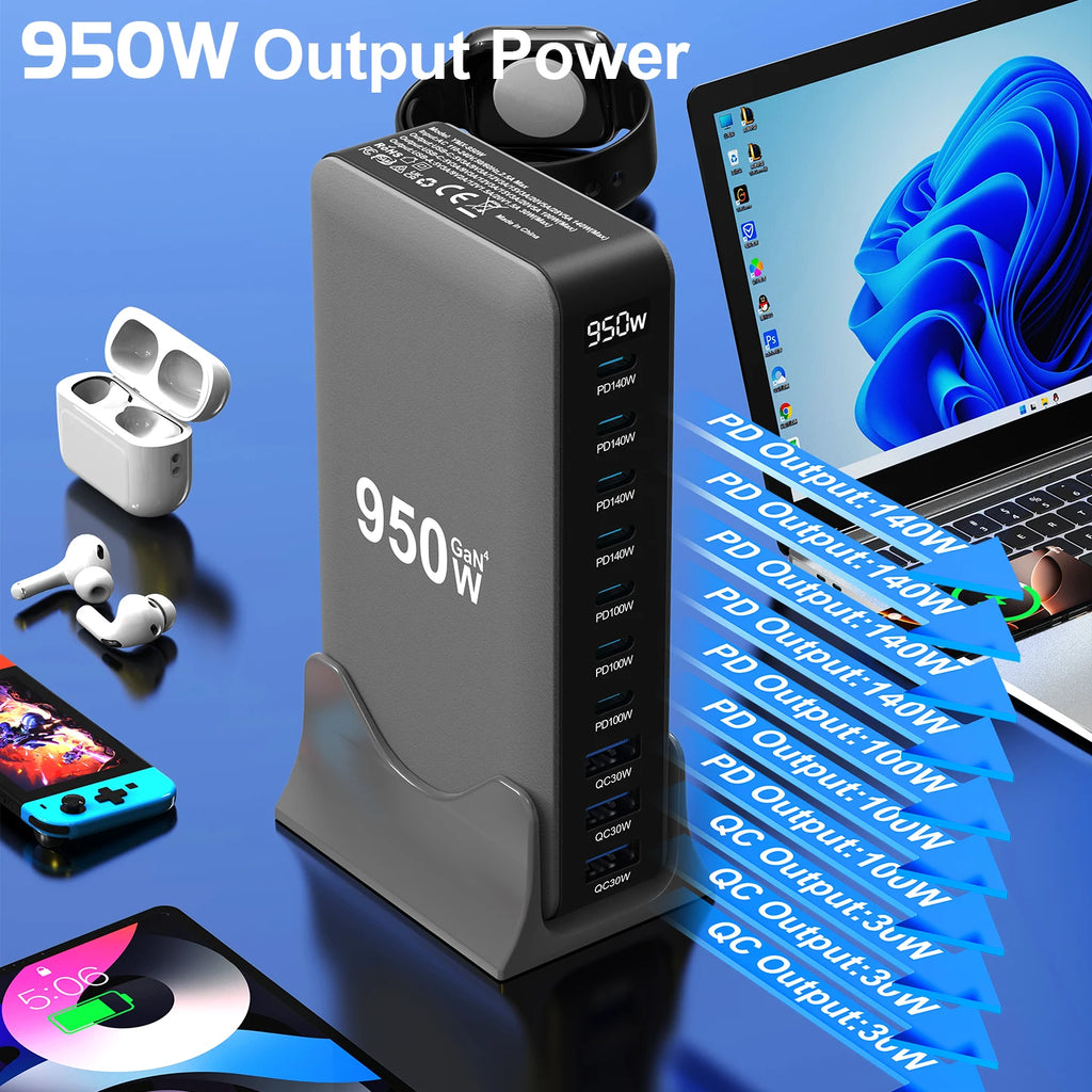 3.0 Multiport Fast Charging Station