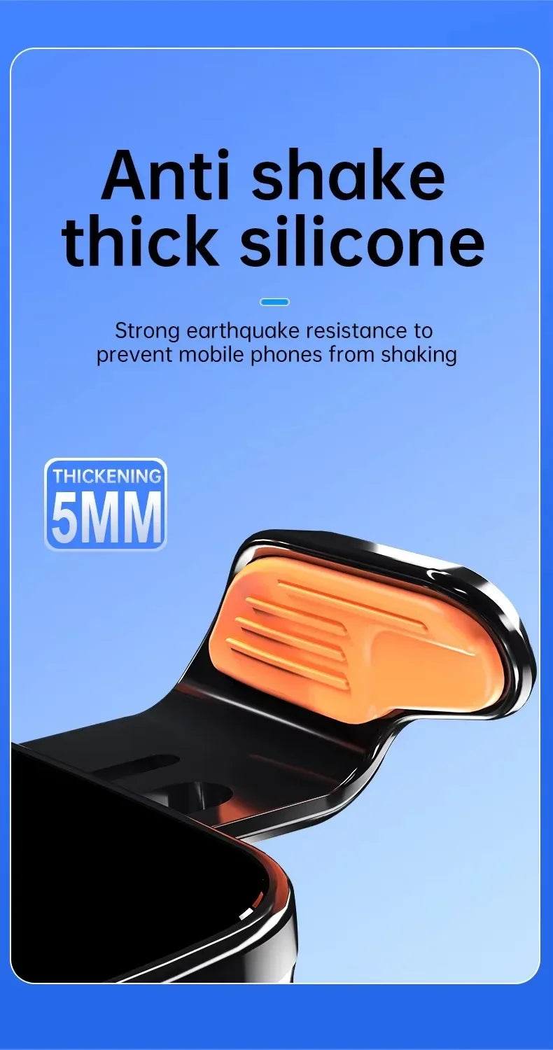 Wireless Car Charger - Air Vent Fast Charging Phone Holder in Car - compatible with iPhone + Android