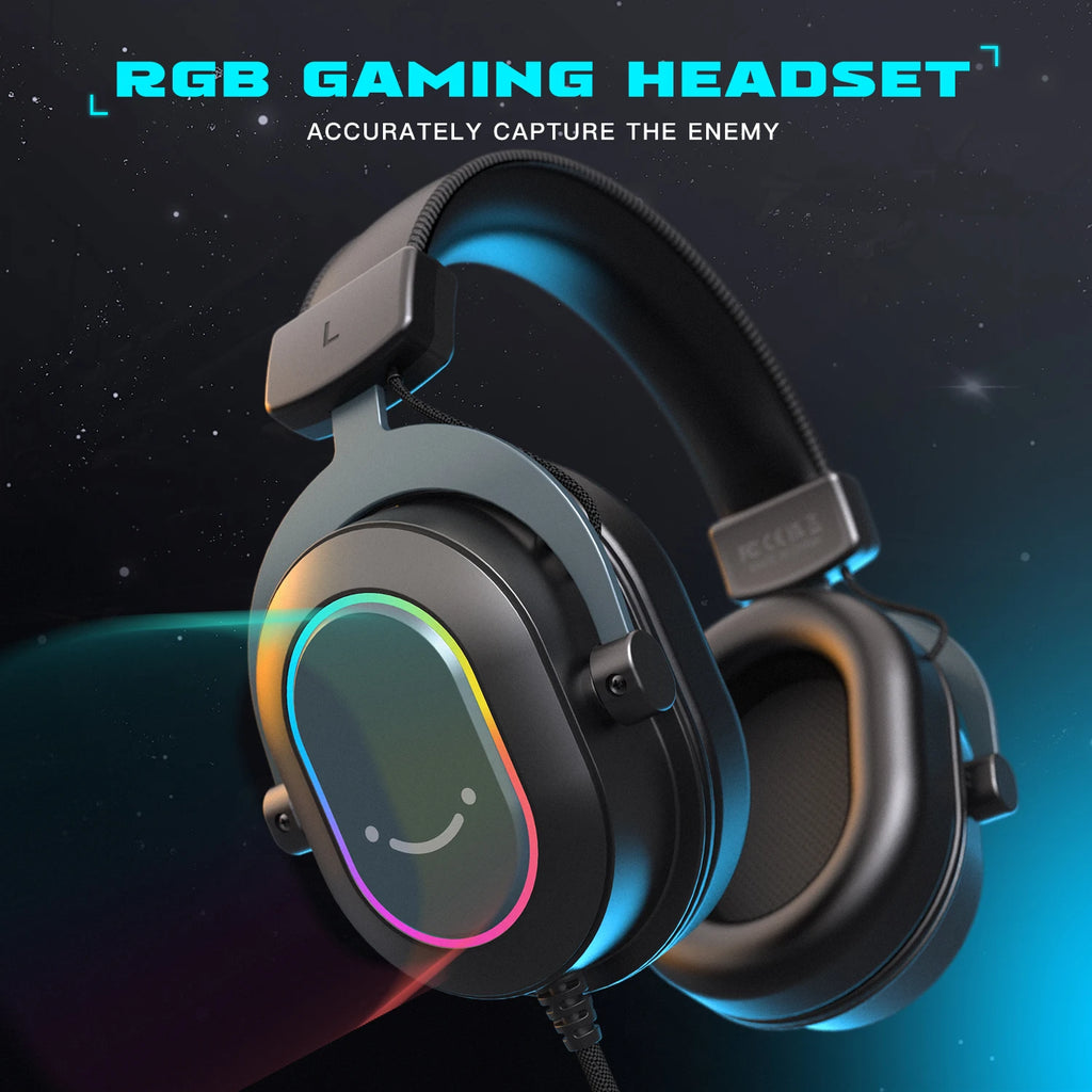 Gaming Headset with Mic Over-Ear Headphones