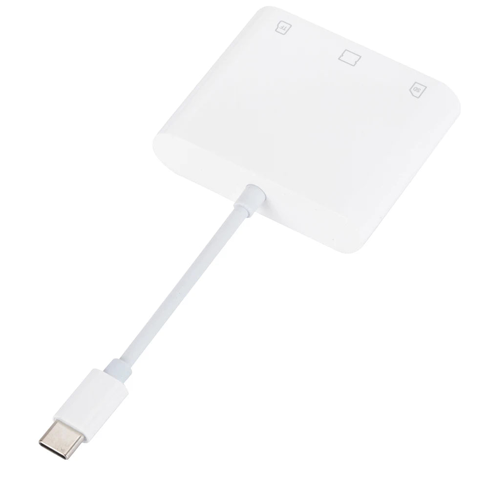 3 in 1 Type-C To SD/TF/CF Memory Card Adapter