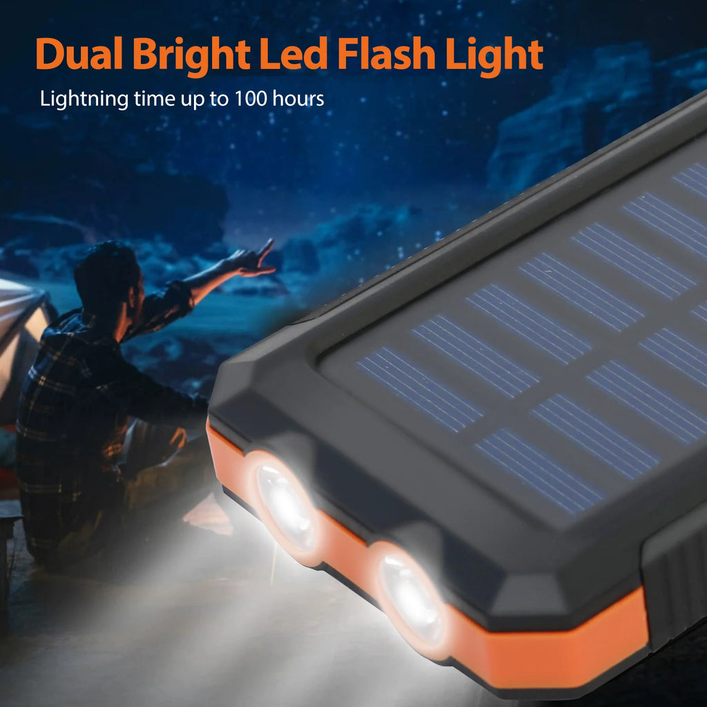 Solar Power Bank Portable - Waterproof