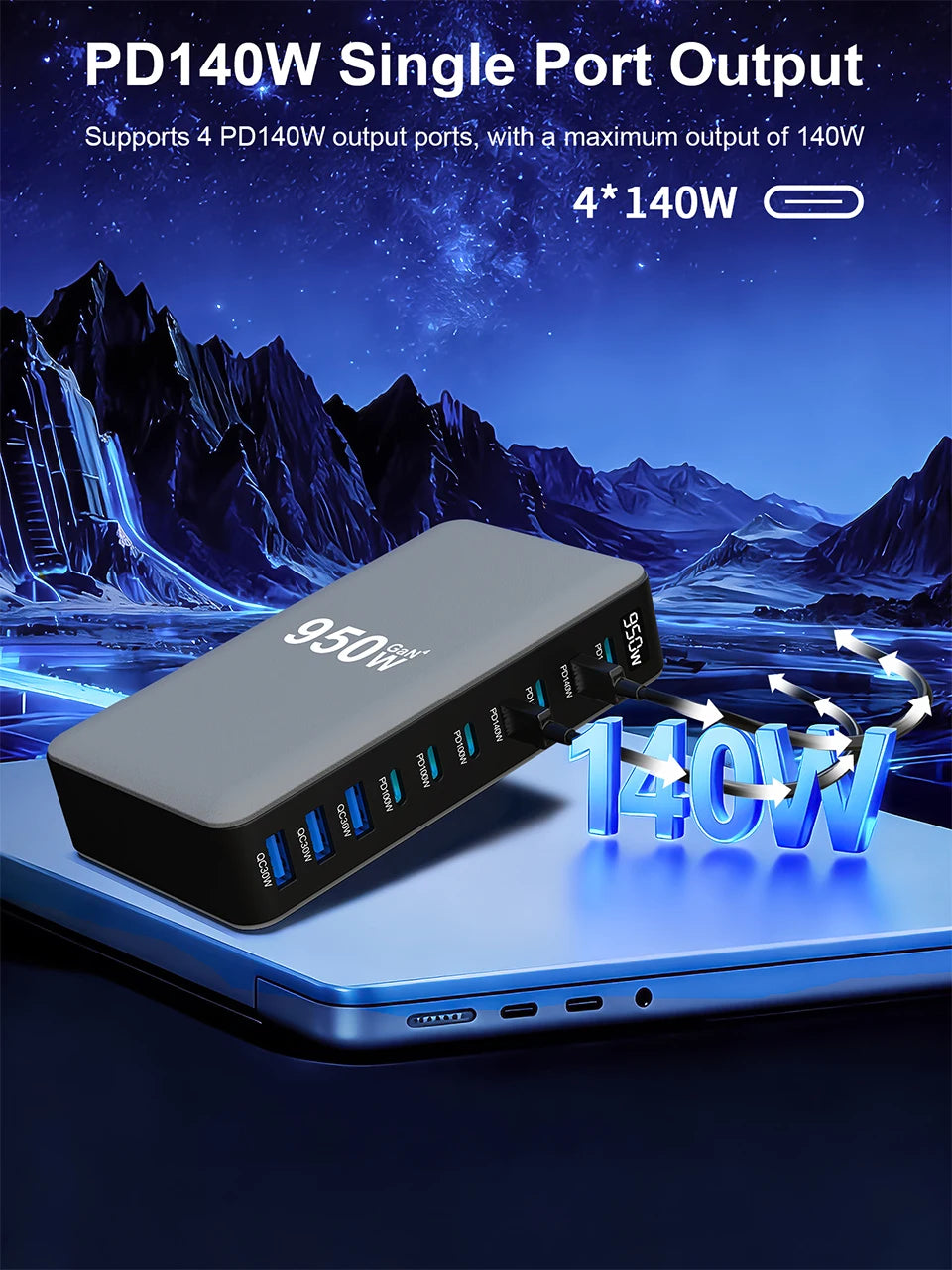 3.0 Multiport Fast Charging Station