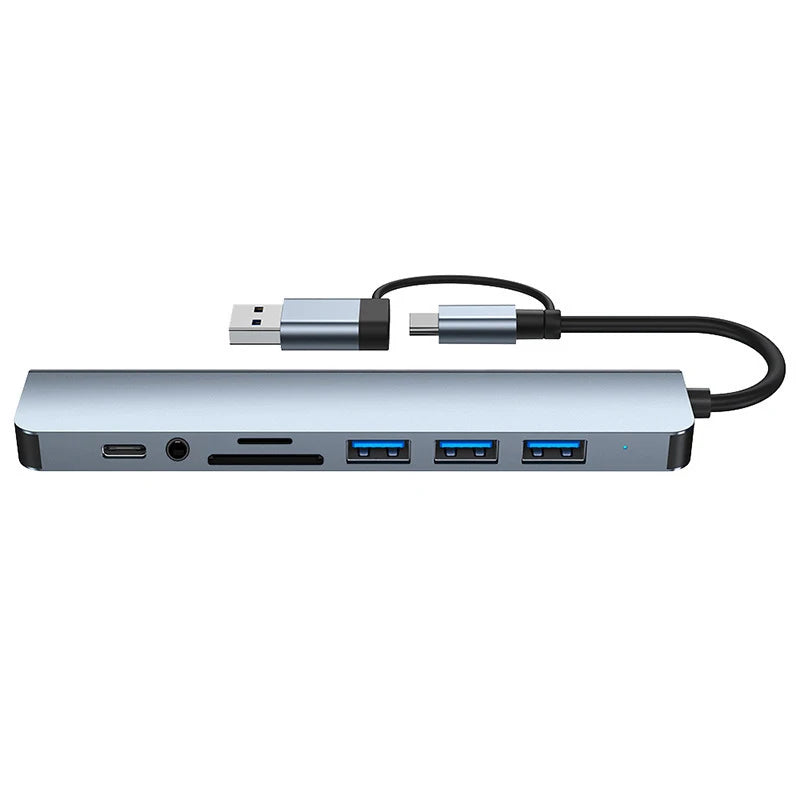 8 in 2 USB +Type C Docking Station