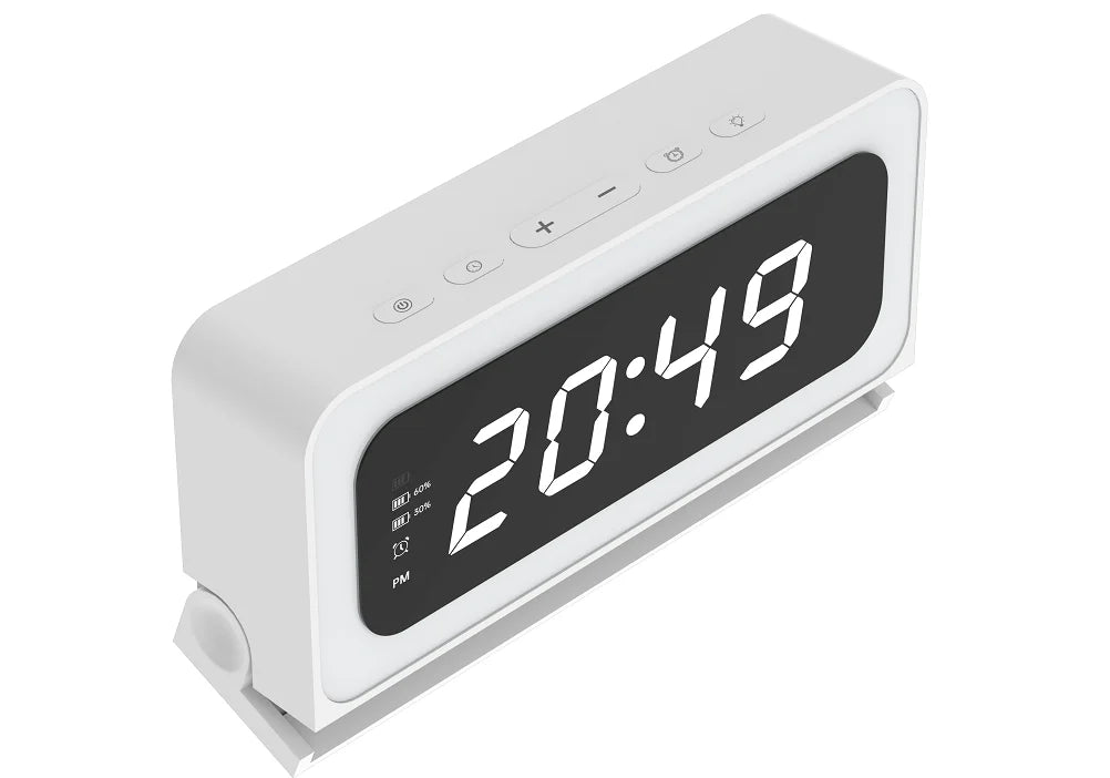 Wireless Alarm Clock - Wifi Control - Night Vision Home Surveillance Monitor
