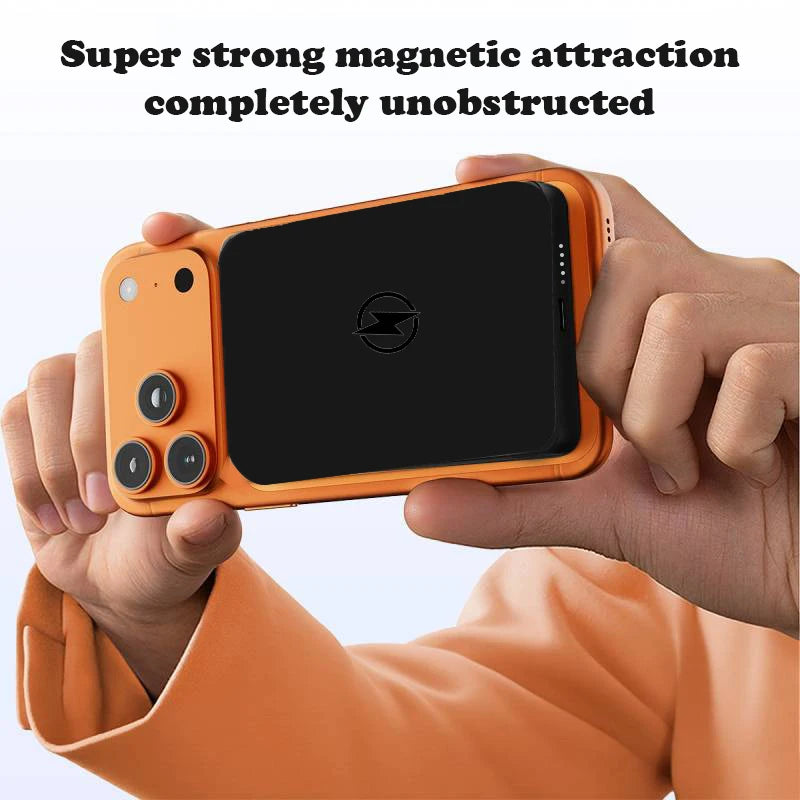 Magnetic Wireless Charger + Power Bank for iPhone 17/16/15/14/13/12