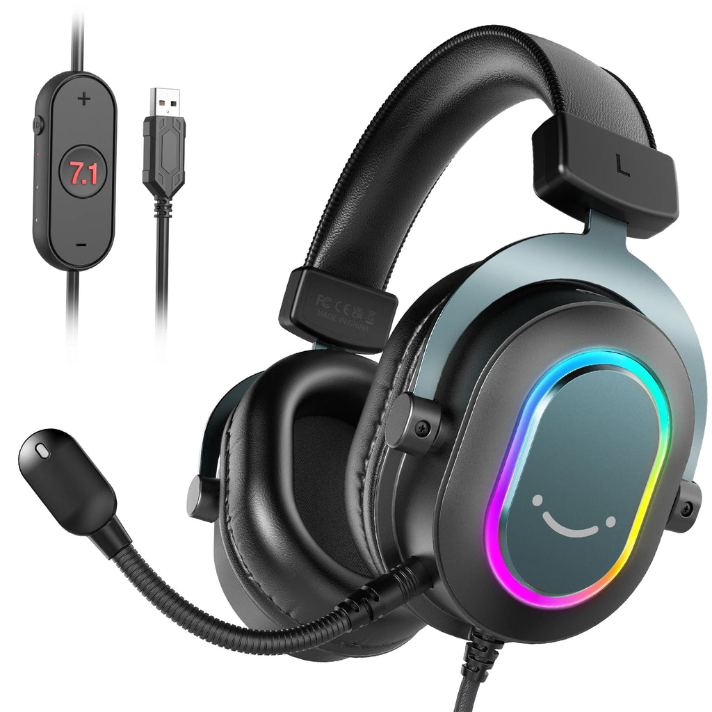 Gaming Headset with Mic Over-Ear Headphones