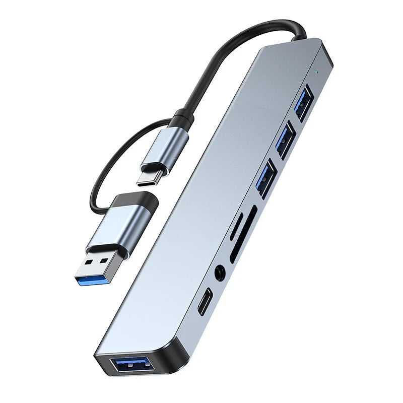 8 in 2 USB +Type C Docking Station