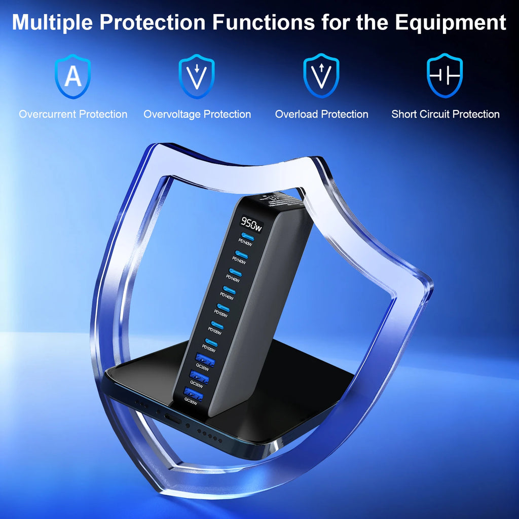 3.0 Multiport Fast Charging Station