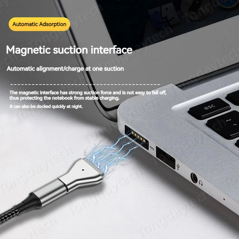 USB Type C Magnetic PD Adapter for MacBook Magsafe charger