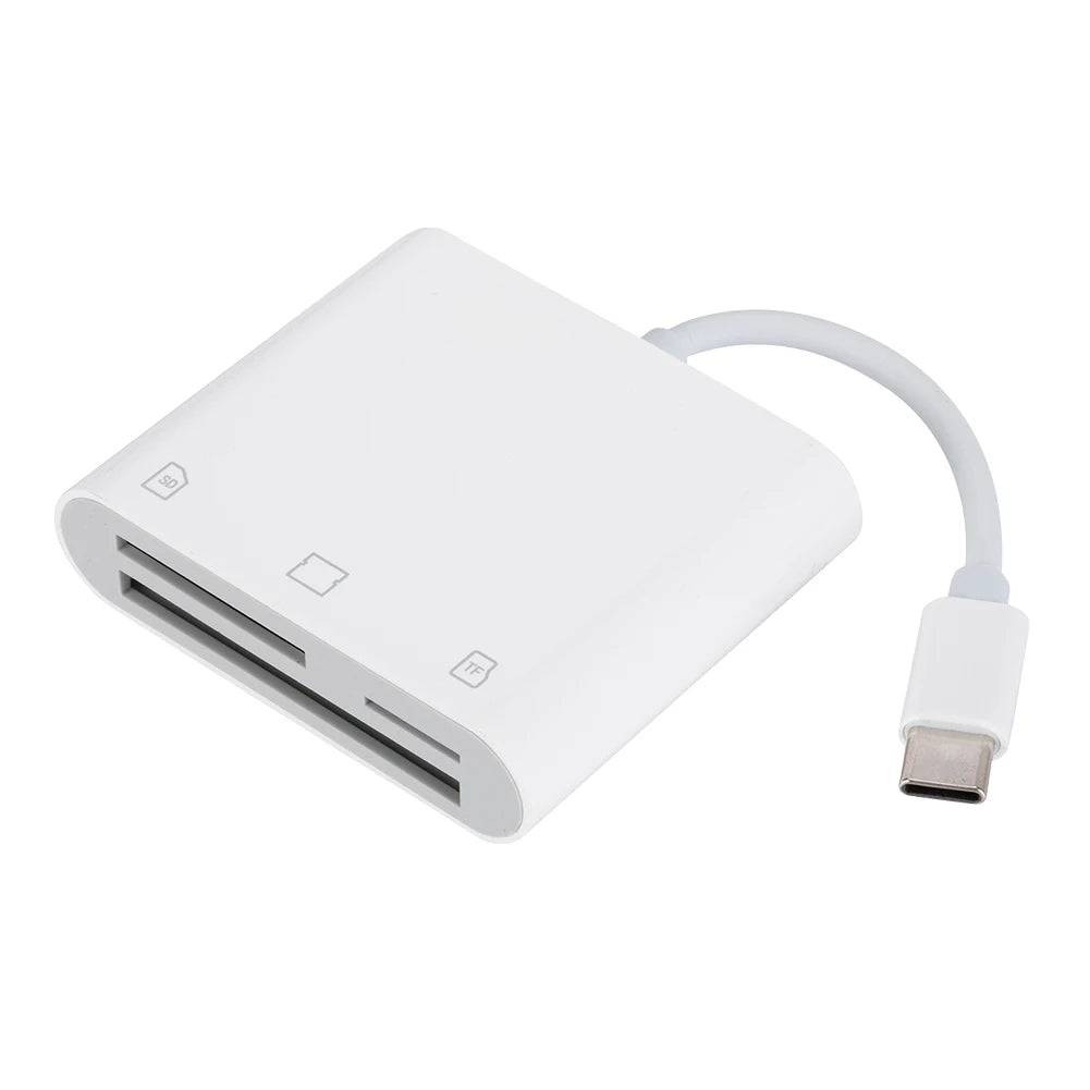 3 in 1 Type-C To SD/TF/CF Memory Card Adapter