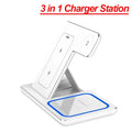 Foldable 3 In 1 Magnetic Wireless Dock Station - Compatible with any devices