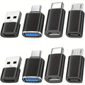 USB Cto USB Adapter 8Pack
