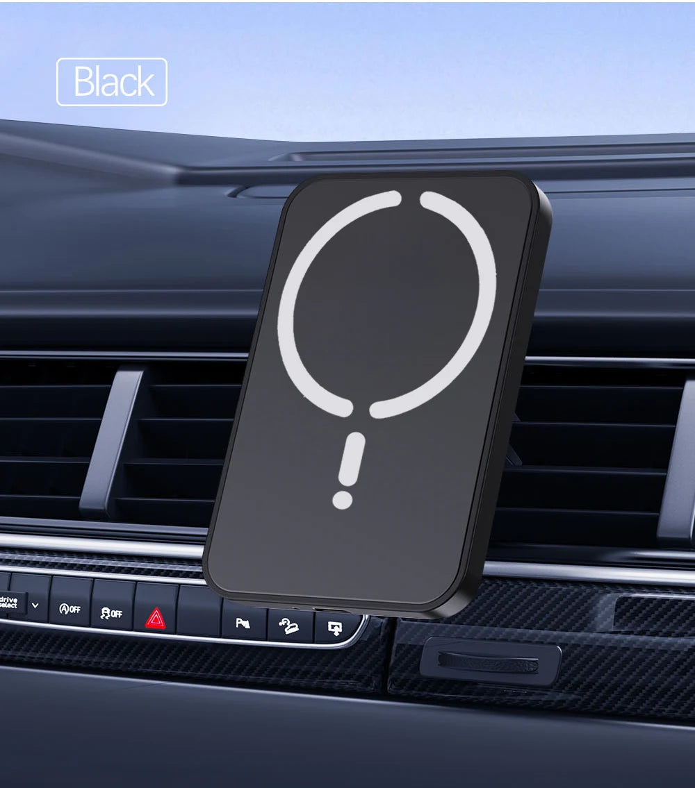 Car Phone Holder + Mount - Magnetic Wireless Charger
