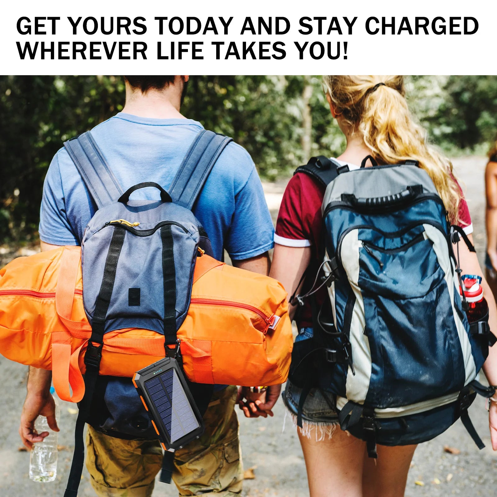 Solar Power Bank Portable - Waterproof