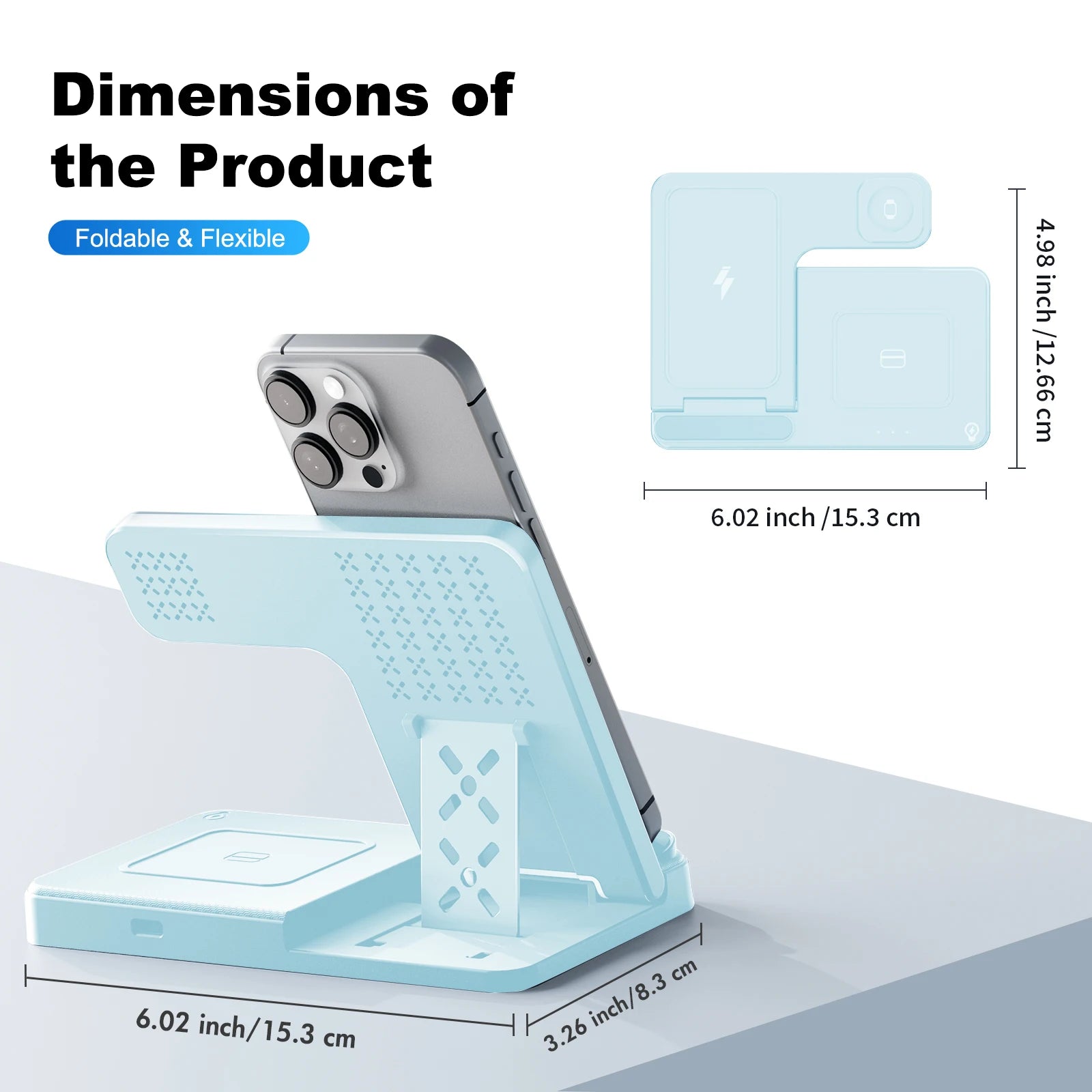 3 In 1 Magnetic Wireless Dock Station - Compatible with any devices