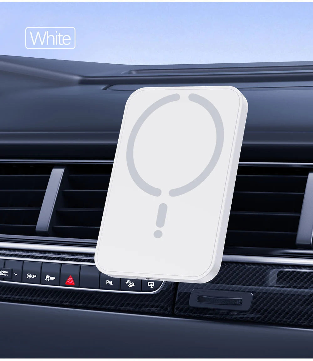 Car Phone Holder + Mount - Magnetic Wireless Charger