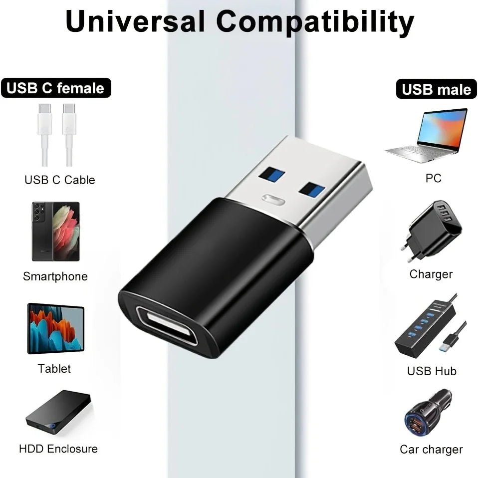 USB Cto USB Adapter 8Pack