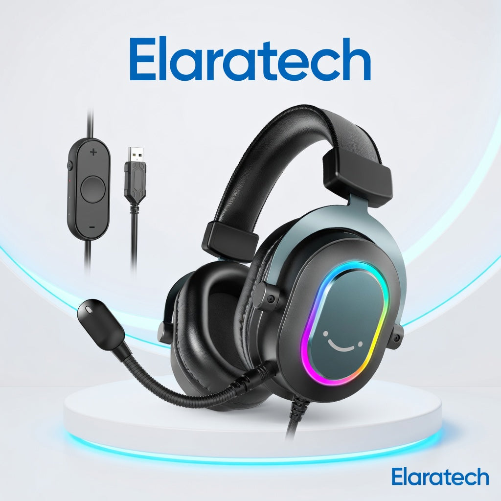 Gaming Headset with Mic Over-Ear Headphones