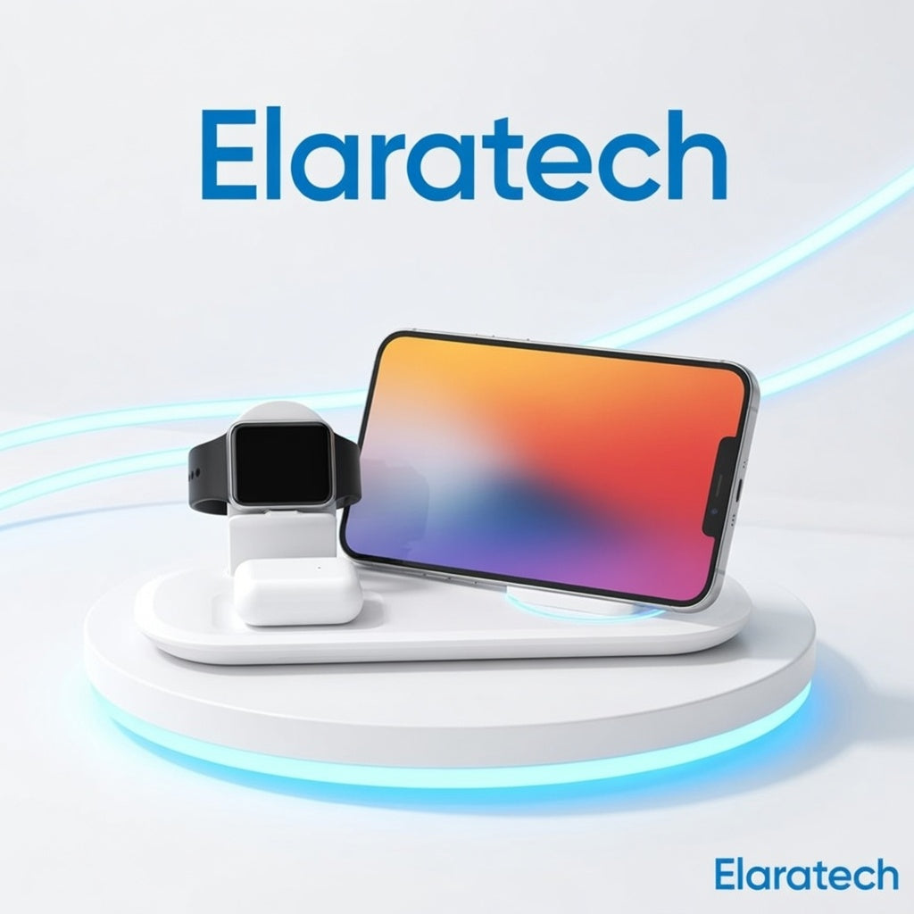 3-1 Fast Charging Wireless Charger Station