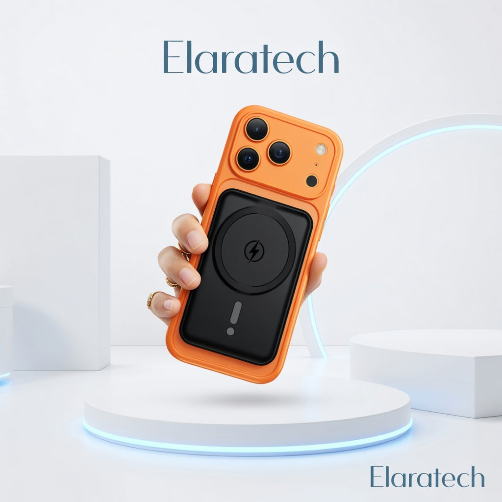 Magnetic Wireless Charger + Power Bank for iPhone 17/16/15/14/13/12